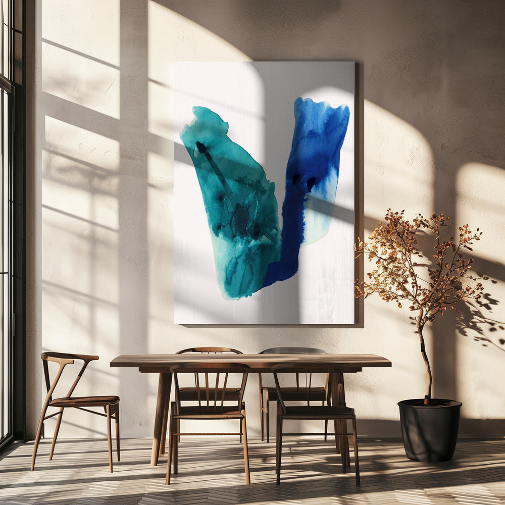 Abstract Watercolour Washes Shapes 2 | Canvas
