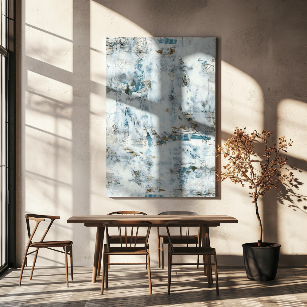 Abstract White Mist 2 | Canvas