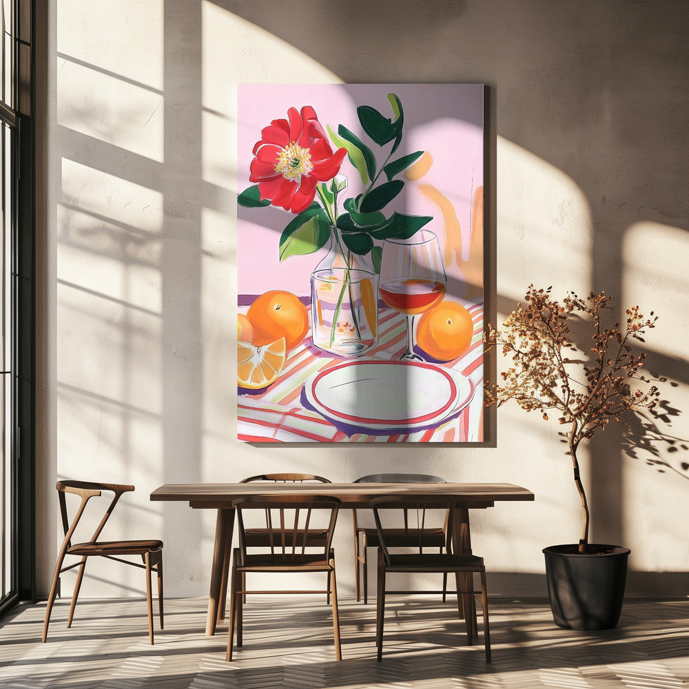 The Rose and the Oranges | Canvas