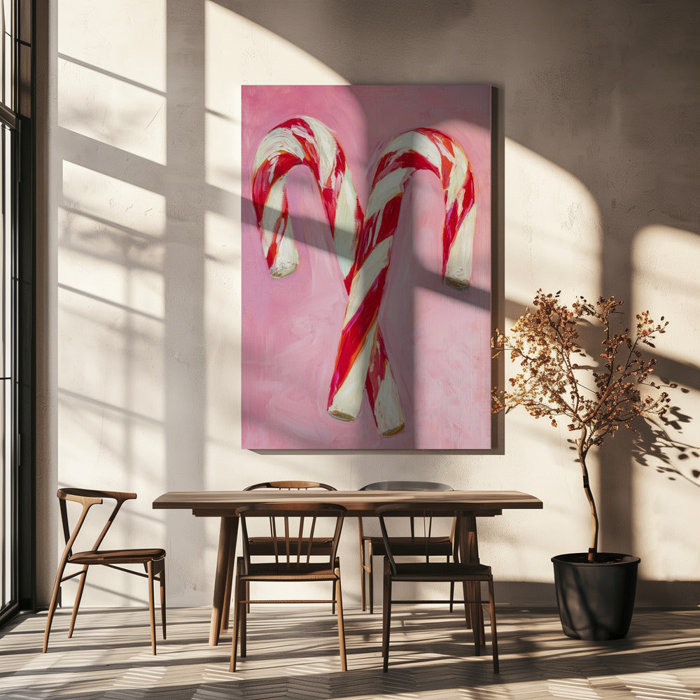 Candy Cane Delight | Canvas
