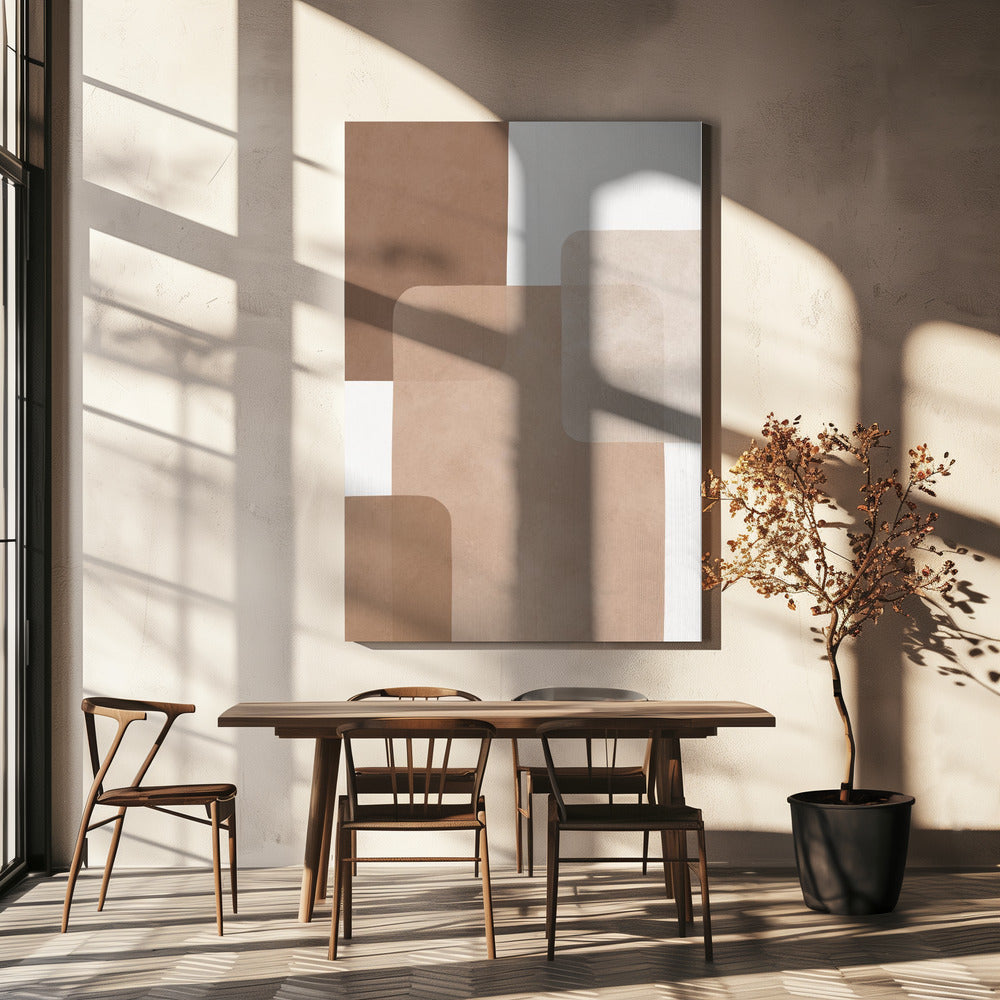 Boho watercolor strokes 3 | Canvas