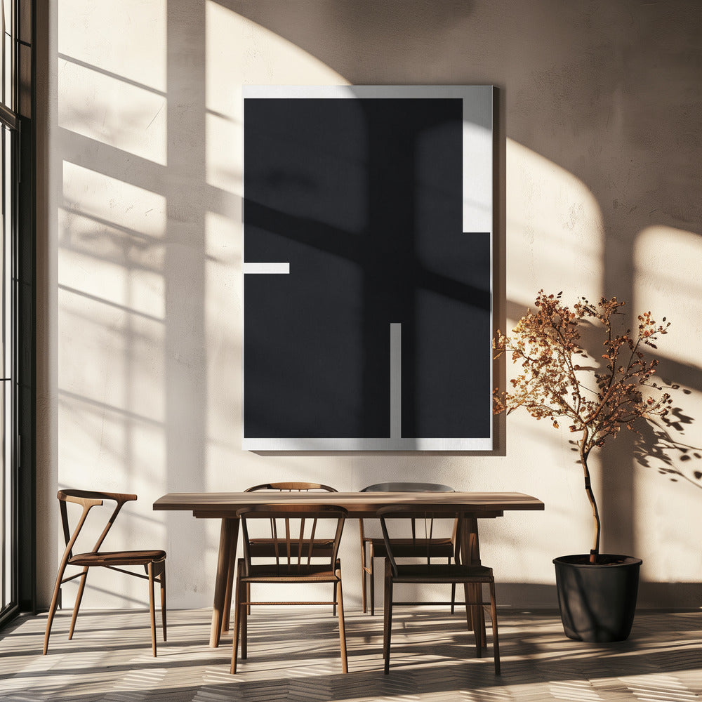 Black and white geometry 4 | Canvas