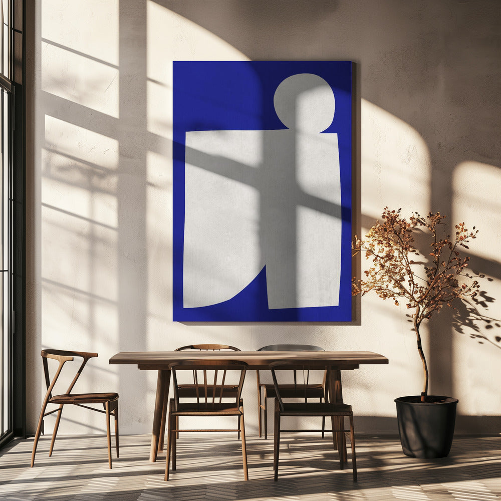 Blue and white art 2 | Canvas