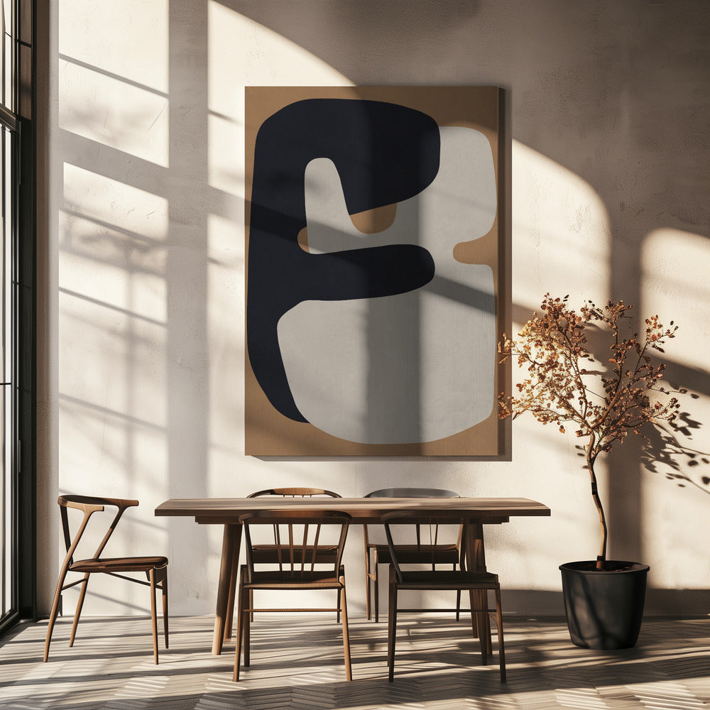 Brown and black art 1 | Canvas