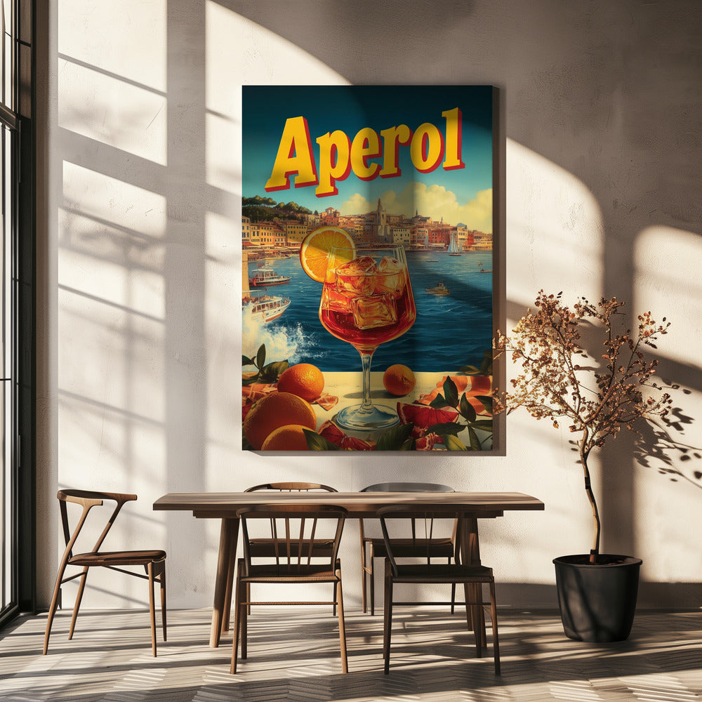 Aperol Vintage Commercial | Canvas