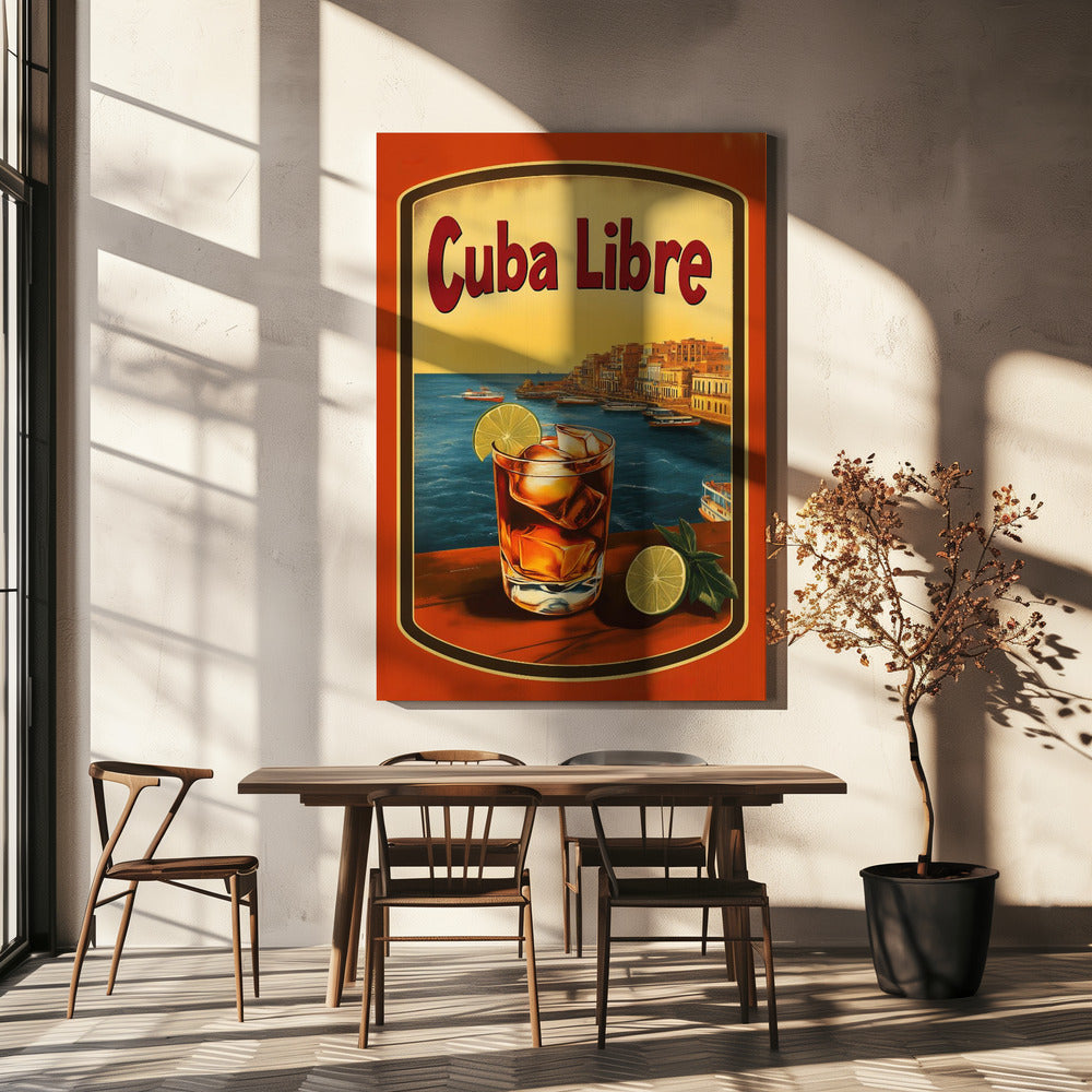 Cuba Libre Vintage Commercial | Canvas