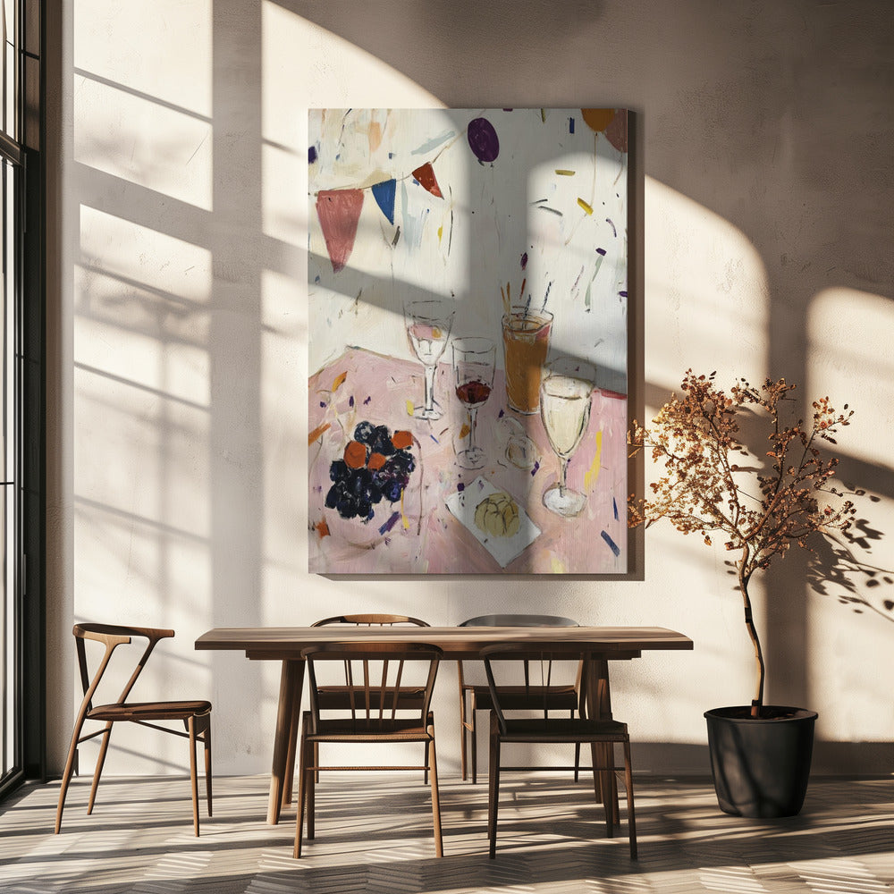 Festive Table Spread | Canvas