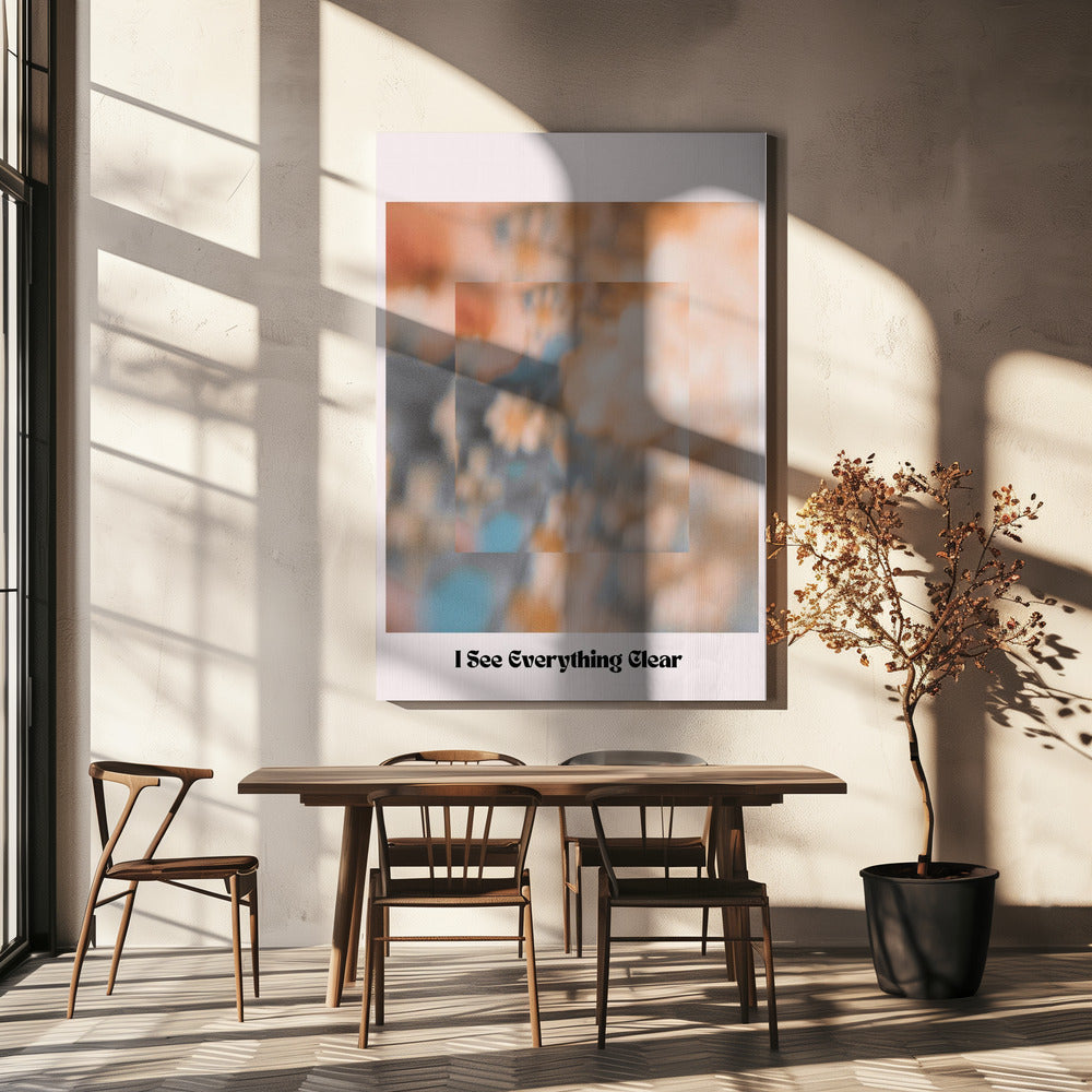 I see everything clear | Canvas