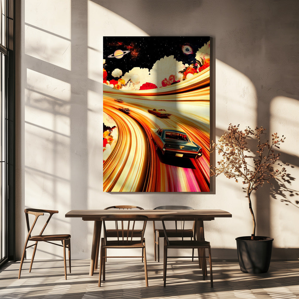 Flower Race | Canvas