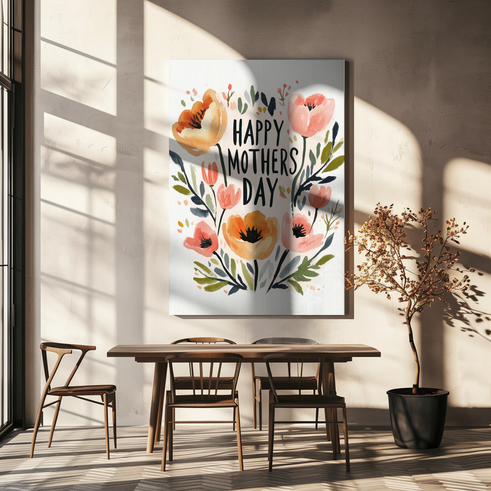 Floral Mother&#039;s Embrace | Canvas
