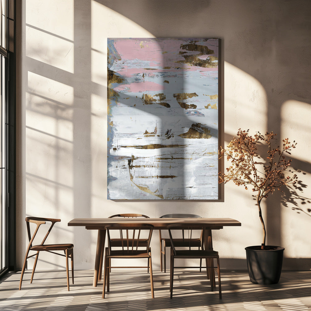 Abstract Soft Whites 2 | Canvas