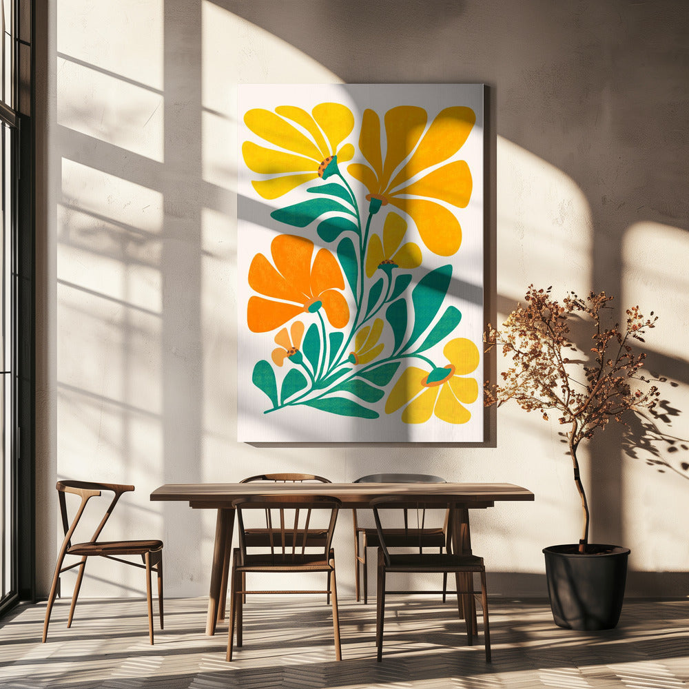 Royal Sunflowers | Canvas