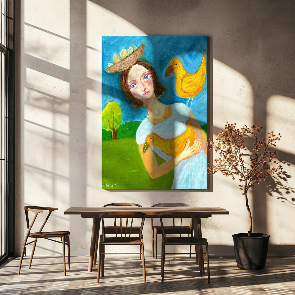 bird lady | Canvas