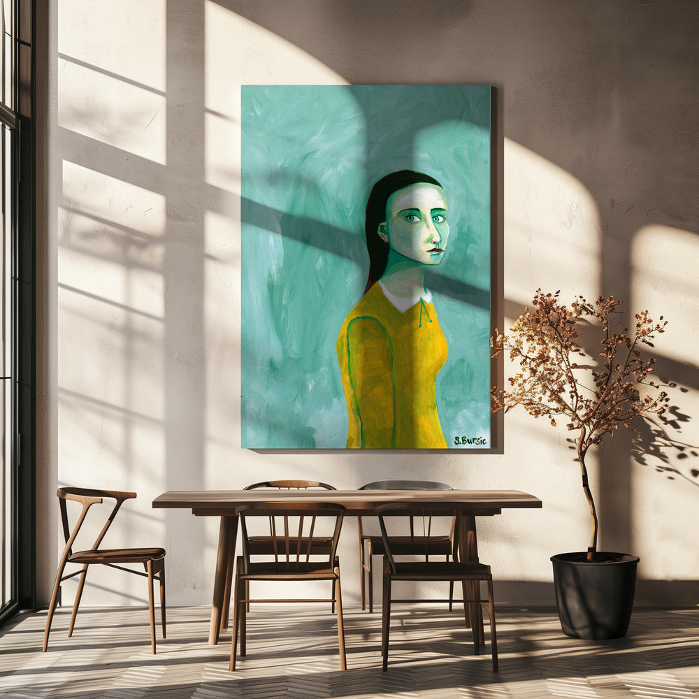 Lady in the Yellow Dress | Canvas
