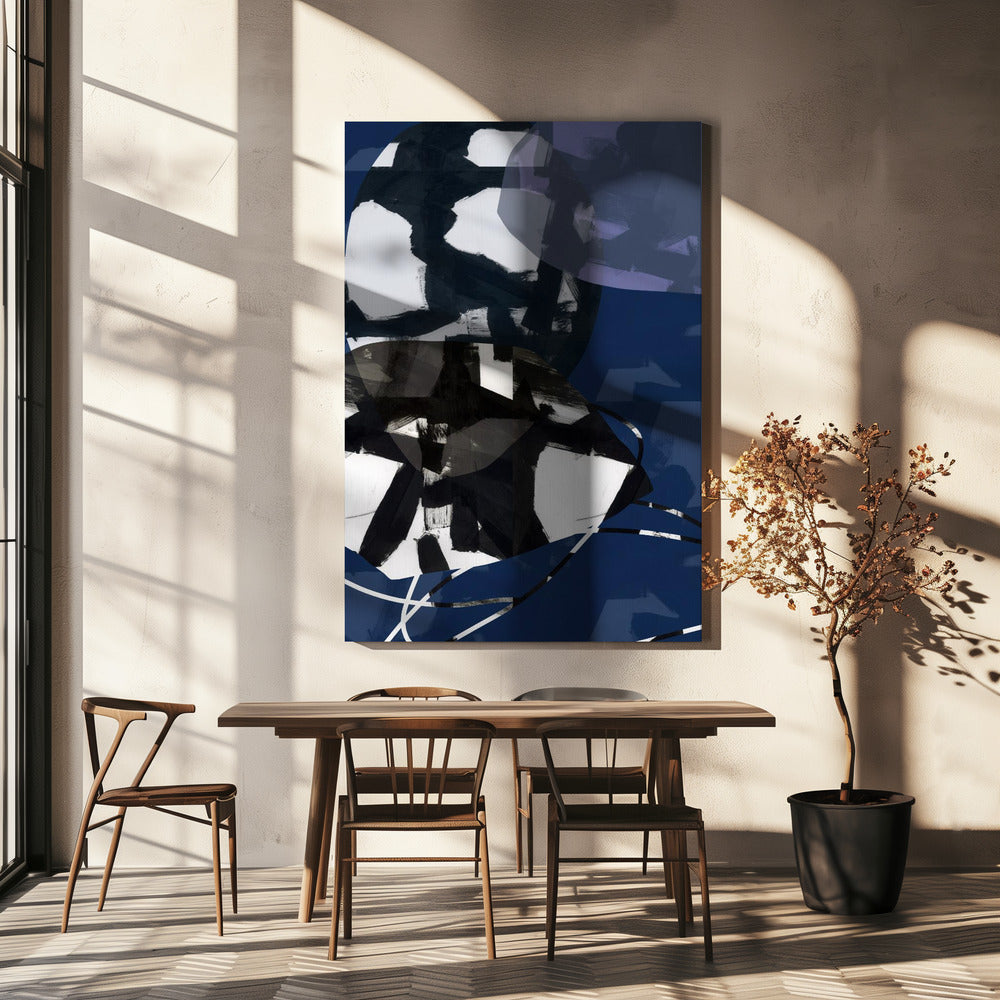Dark Blue Beauty No1 | Canvas