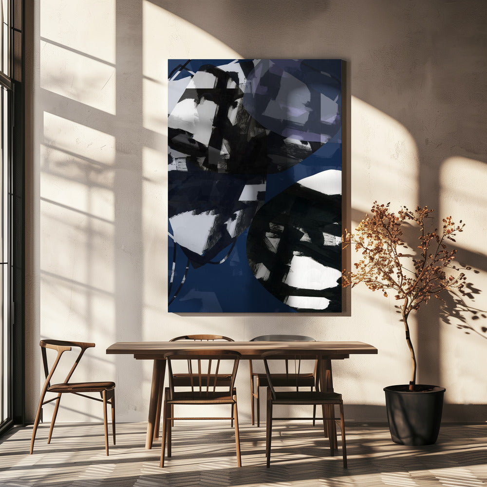 Dark Blue Beauty No3 | Canvas