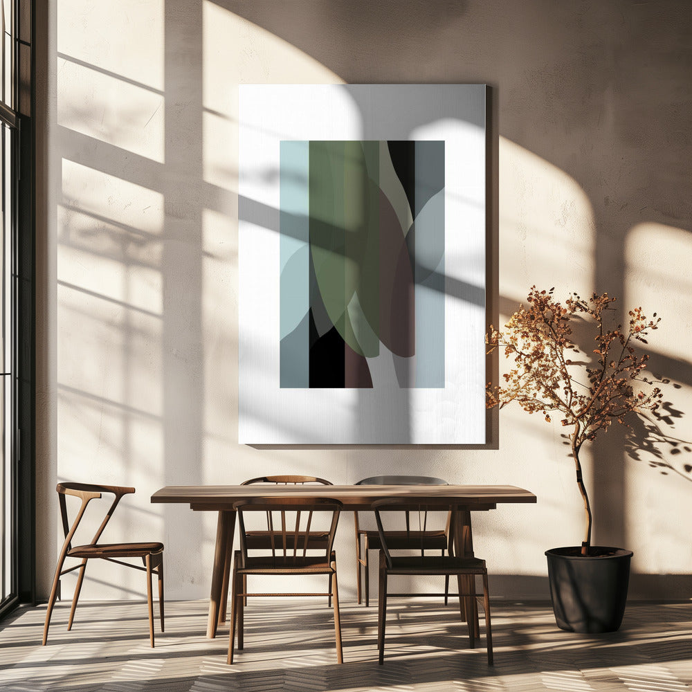 Abstract Shapes Art Print No 4 | Canvas