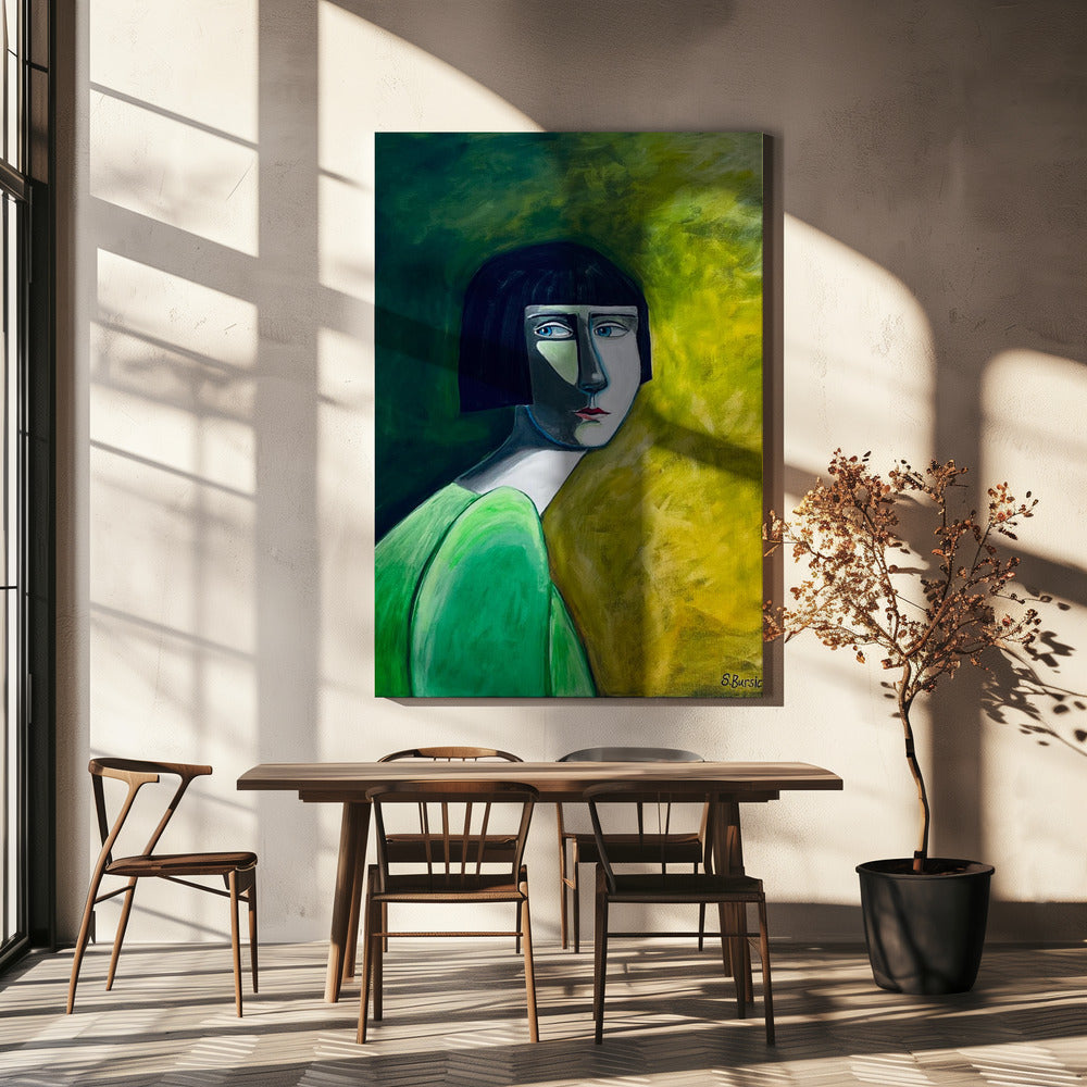 The Woman Looking Back | Canvas