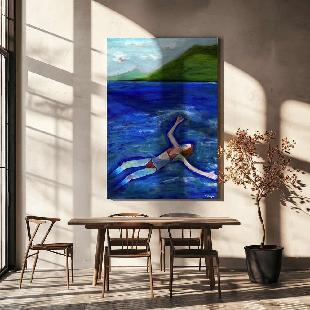 The swimmer | Canvas