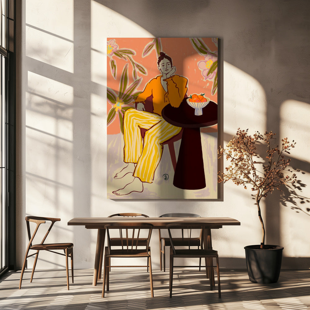Woman With Oranges | Canvas