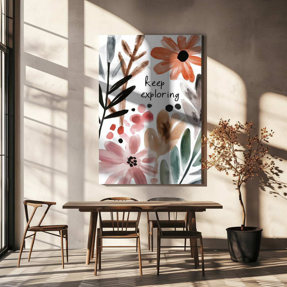 Floral Adventure | Canvas