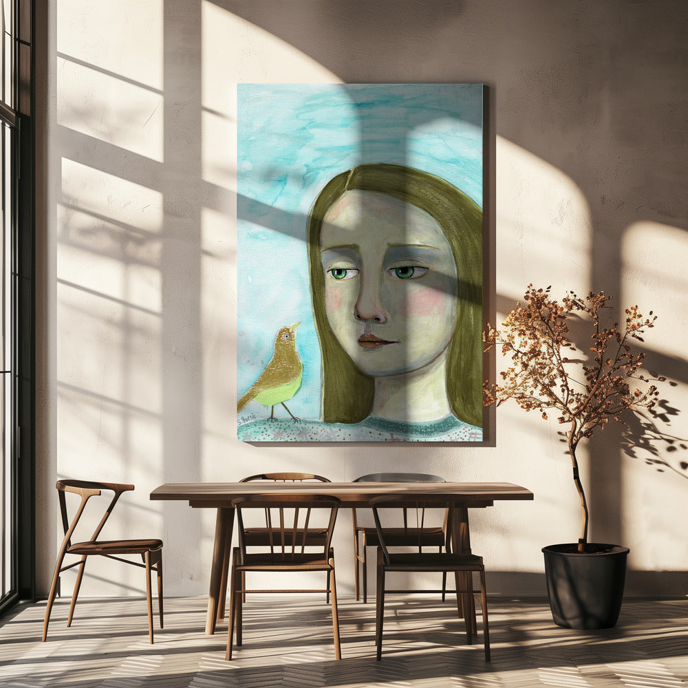 Lady and Bird | Canvas