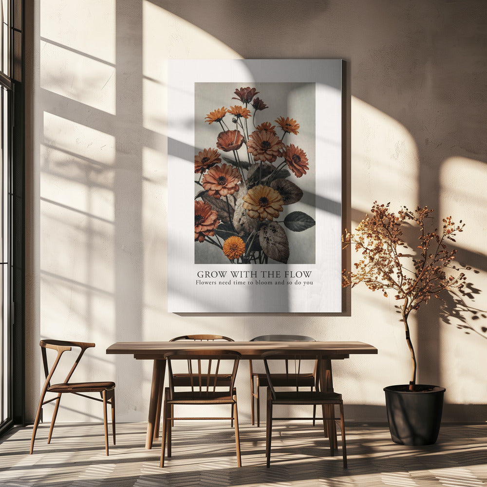 Grow With The Flow No.2 | Canvas