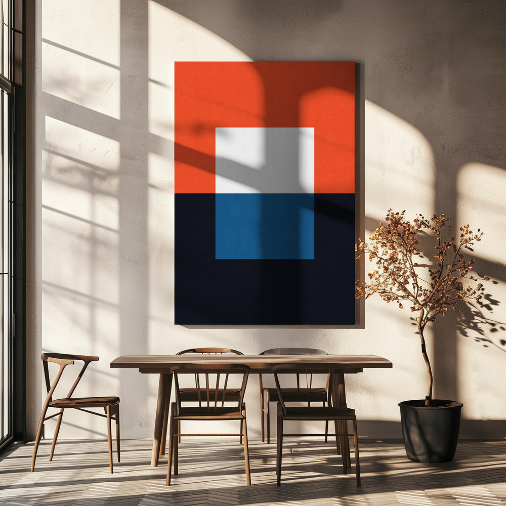 Blue and red 3 | Canvas
