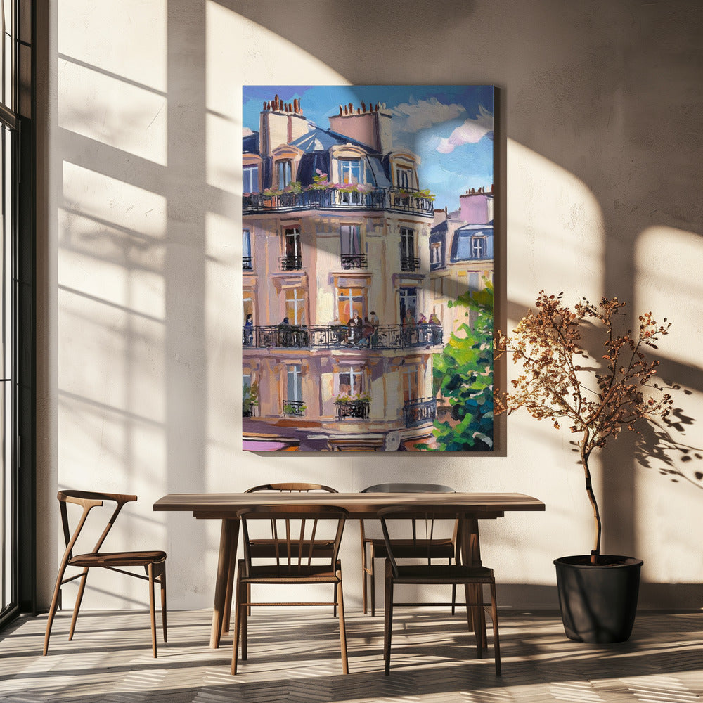 Paris Building | Canvas