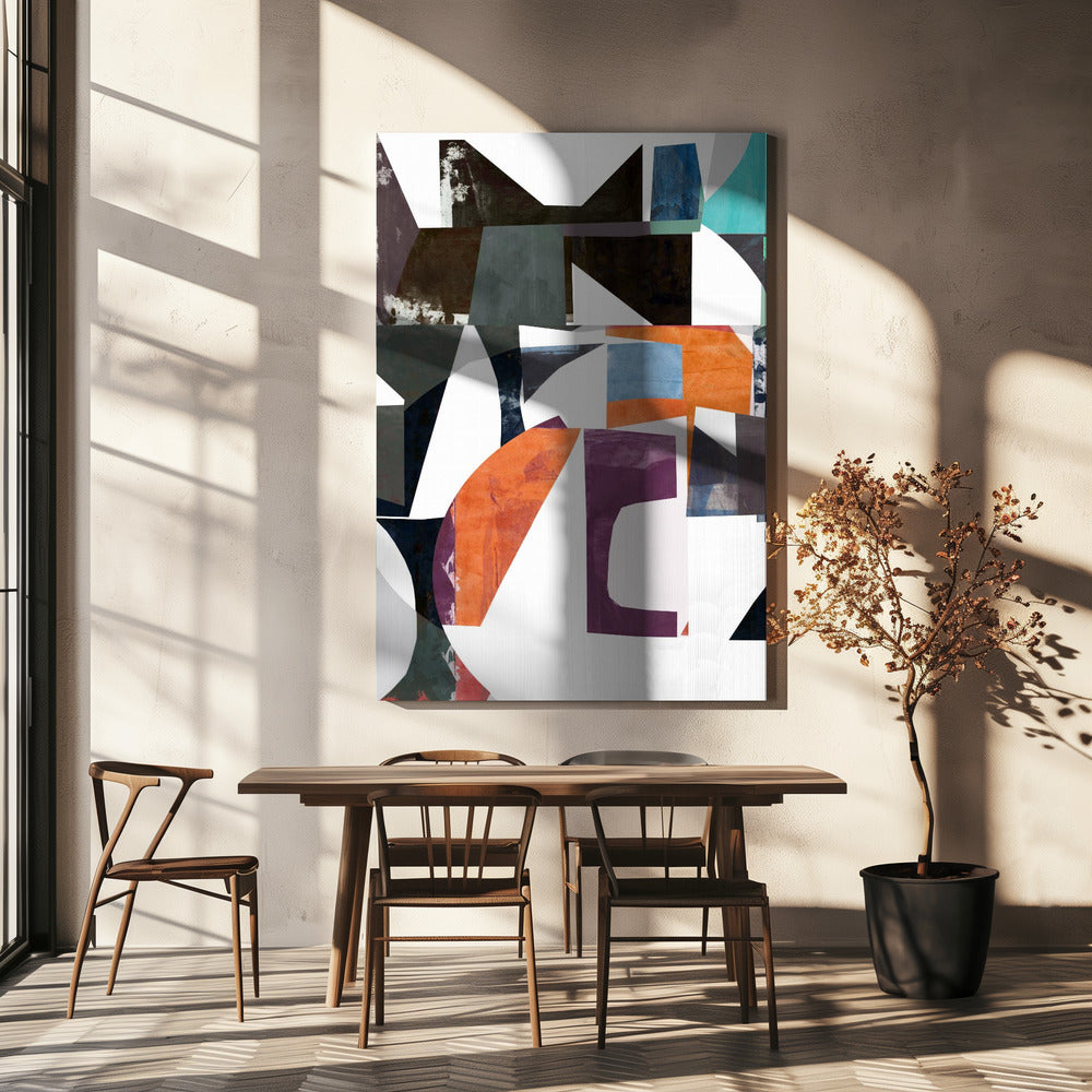 Abstract Cut Outs No 3 | Canvas