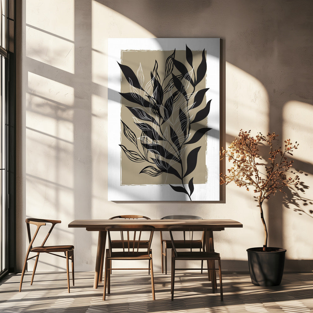Minimalistic Botanical Design | Canvas
