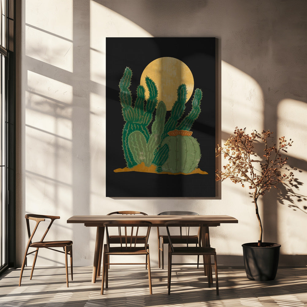 Modern Americana and Cactus | Canvas