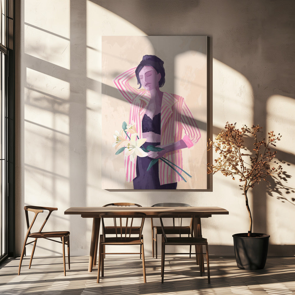 Lilly in a Jacket | Canvas