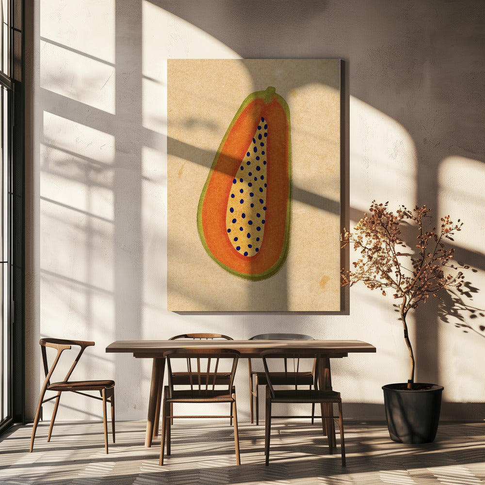 Simple papaya | Canvas