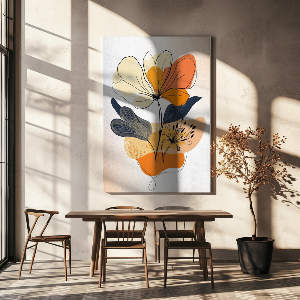 Ember Blooms 1 | Canvas