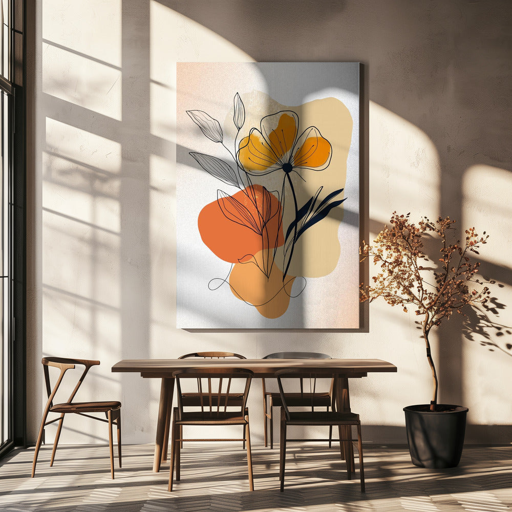 Ember Blooms 3 | Canvas