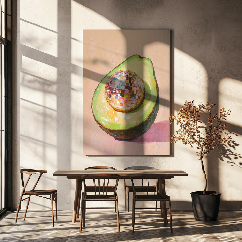 Disco Avocado Delight | Canvas