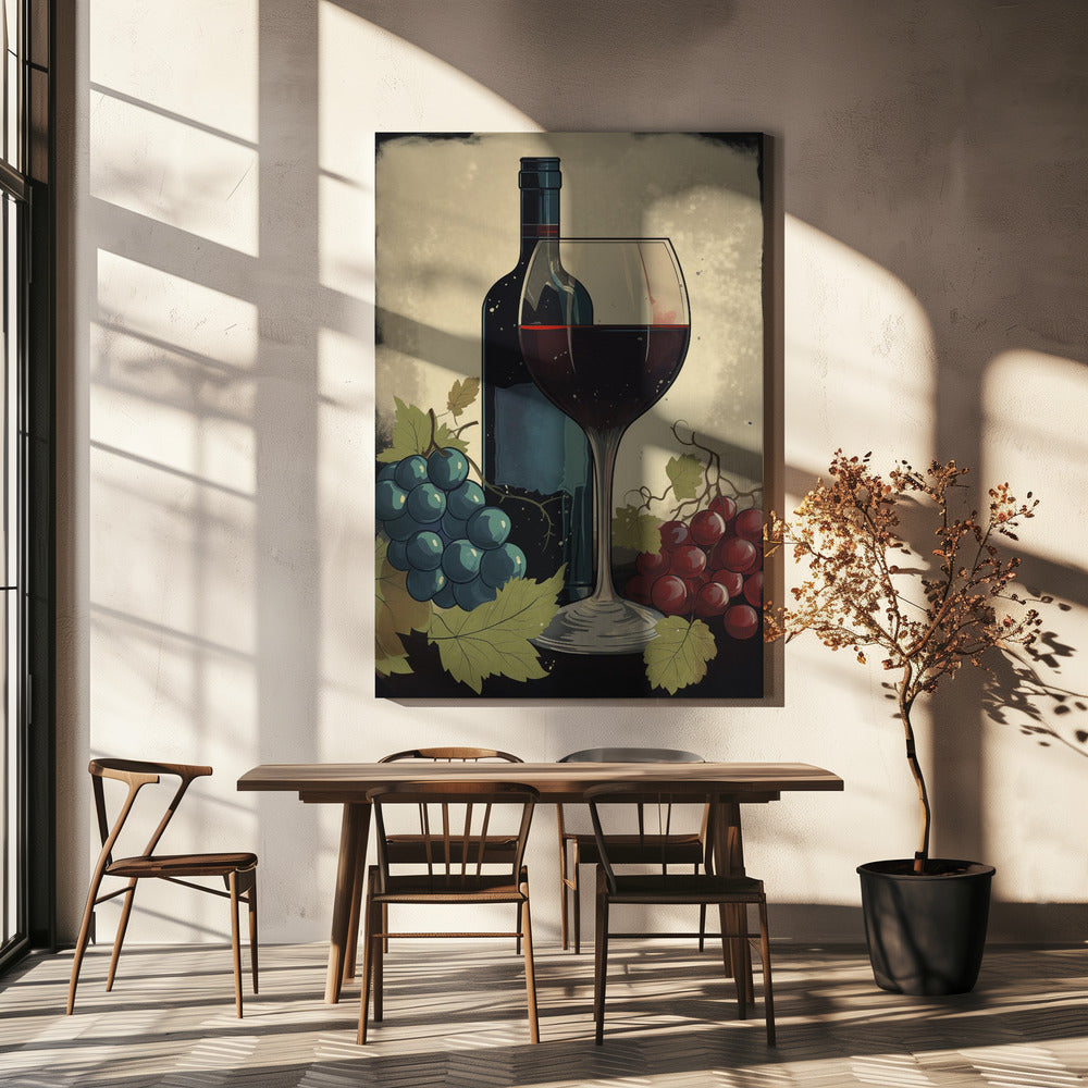 Red Red Wine No 4 | Canvas