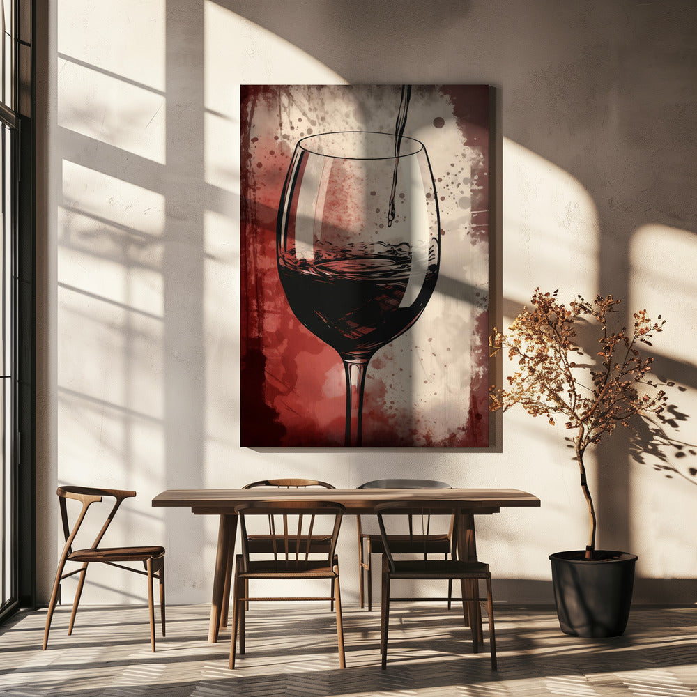 Red Red Wine No 5 | Canvas