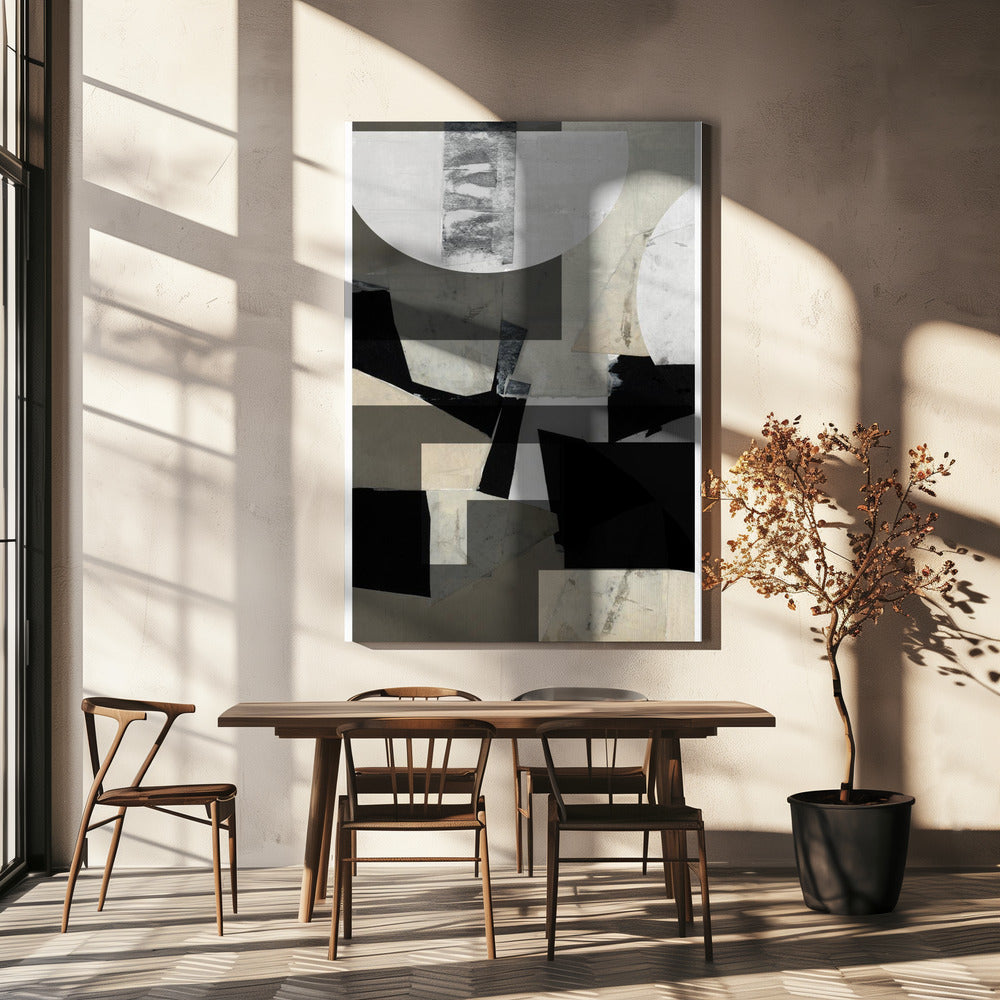 Monochrome Composition No. 1 | Canvas