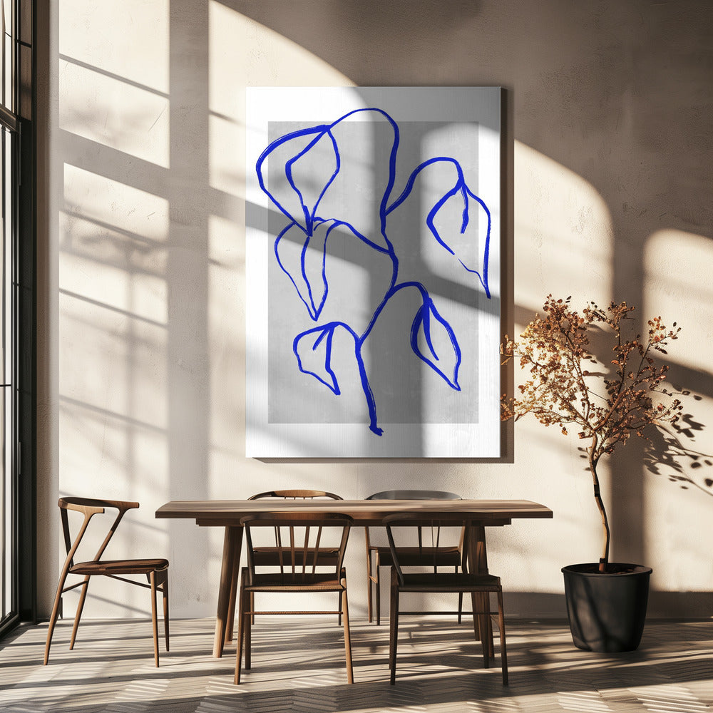 Blue Lines Harmony | Canvas