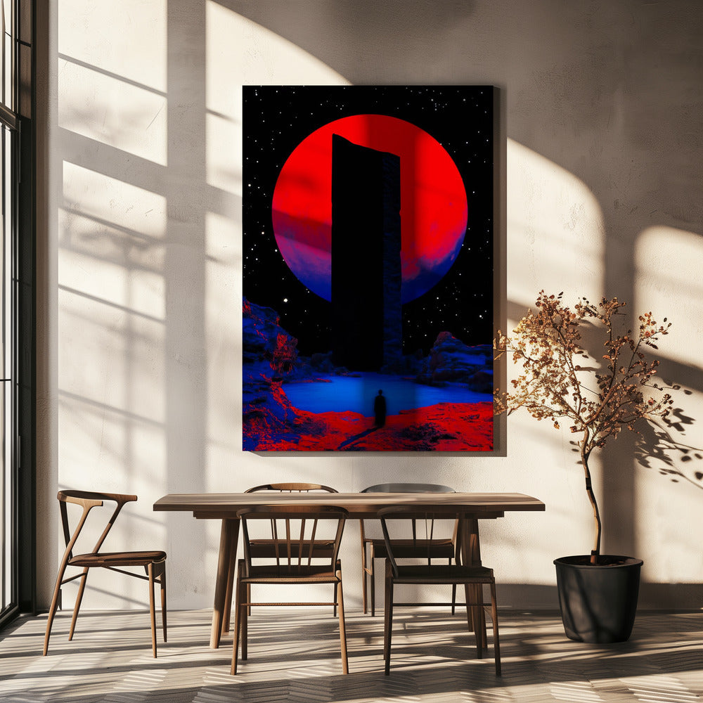 Red Moon Aura | Canvas