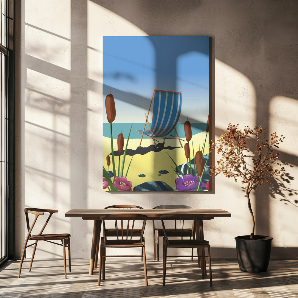 Seaside Deck Chair | Canvas