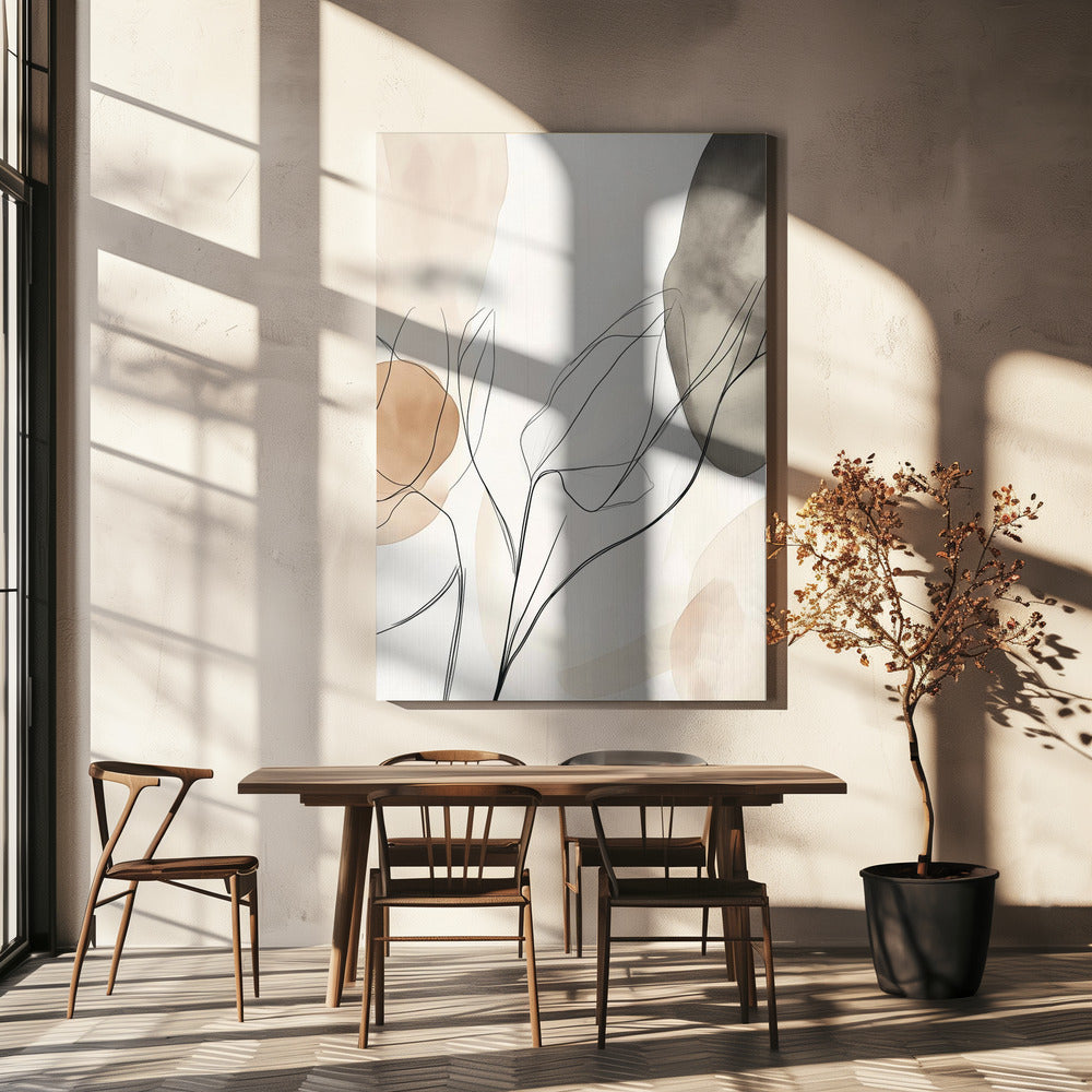 3 Ethereal Flora Set | Canvas