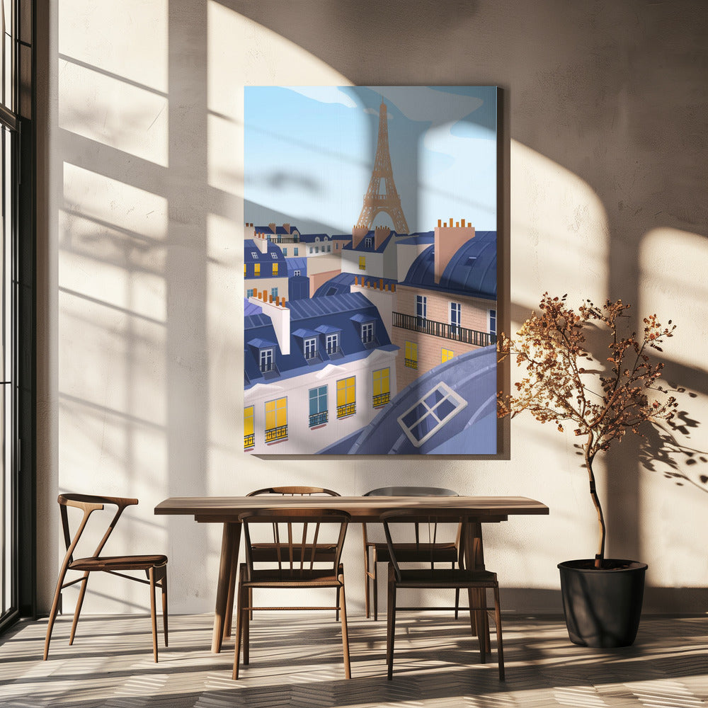 Paris Rooftops | Canvas