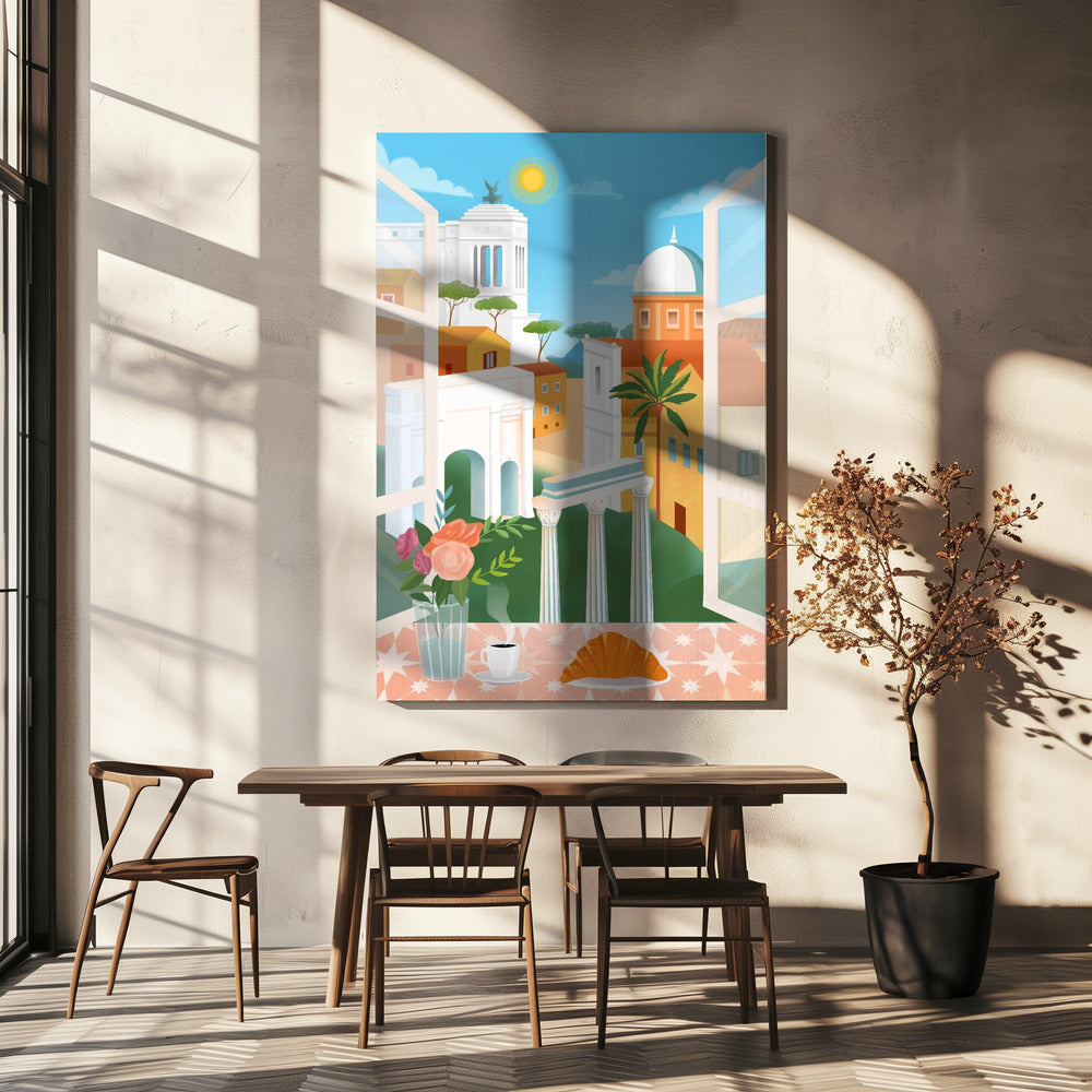 Emily In Rome | Canvas