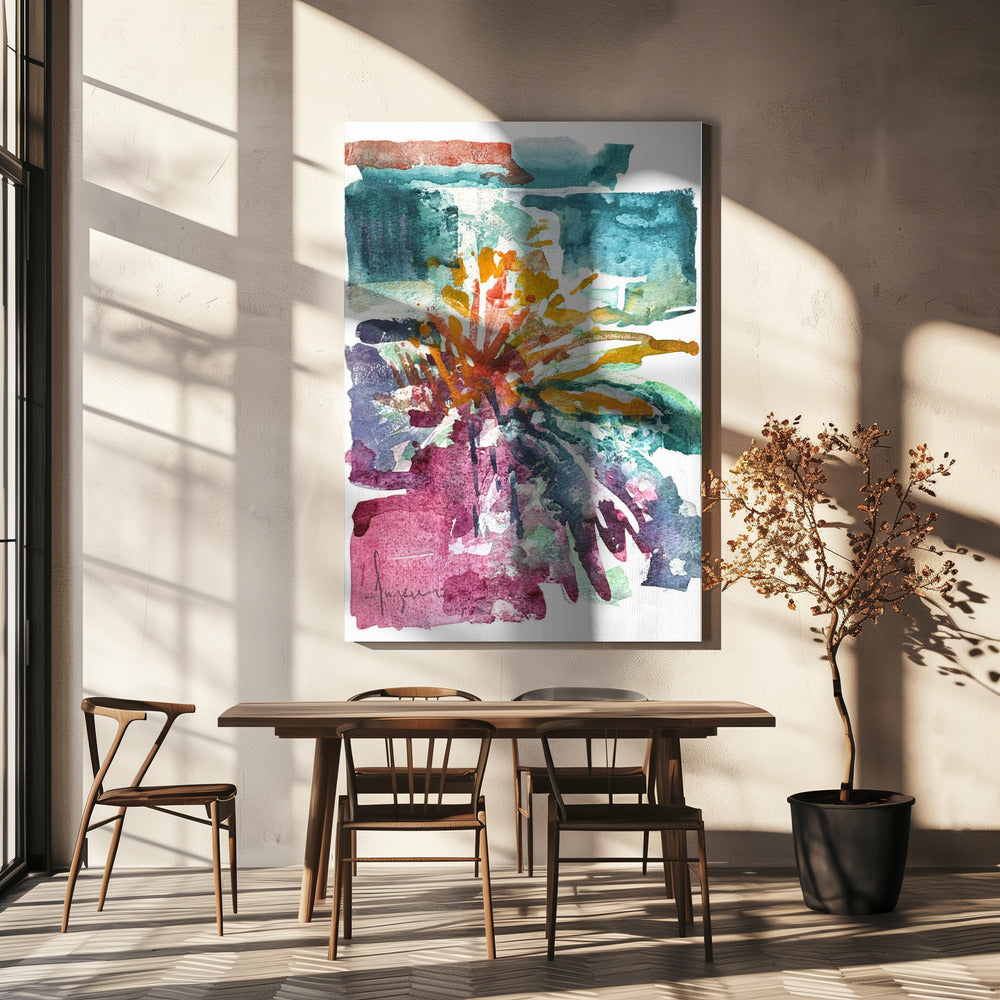 Orchid Passion Watercolor | Canvas