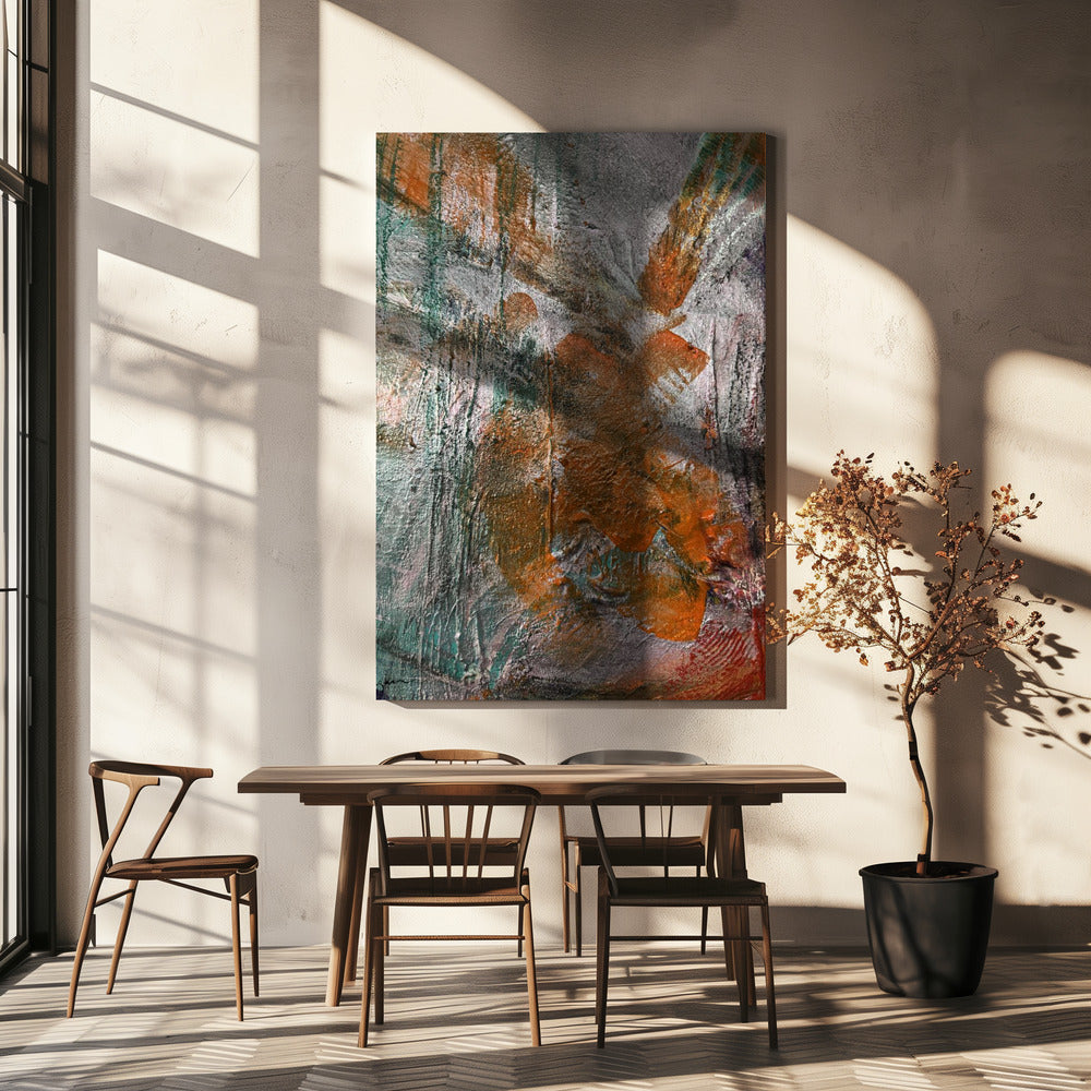 Whispers of the Rustic Geode | Canvas