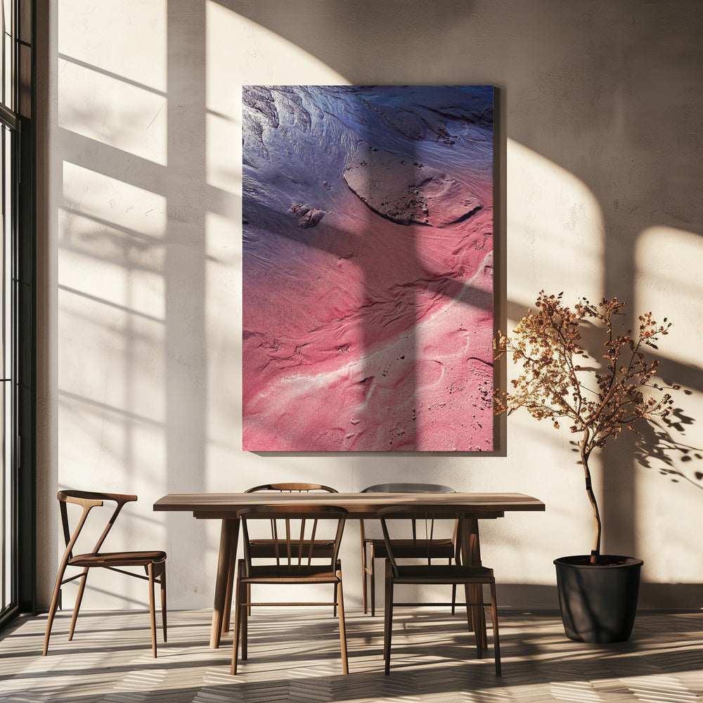 Crimson Tides Flow | Canvas