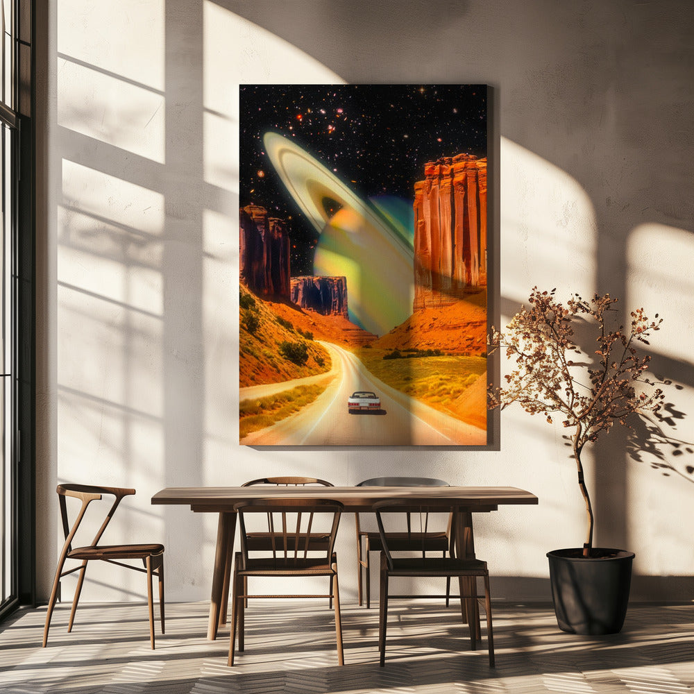 Road Trip to the Rings of Infinity | Canvas